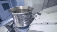 Doosan DHF 8000ST- gia công vỏ động cơ máy bay