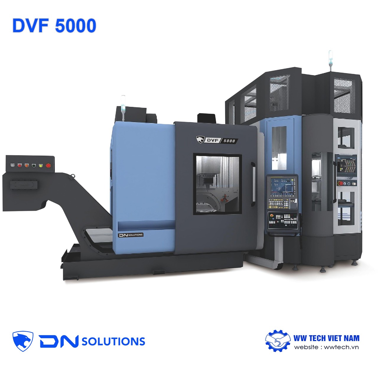 DVF 5000 - Máy phay đứng CNC 5 trục DN Solutions