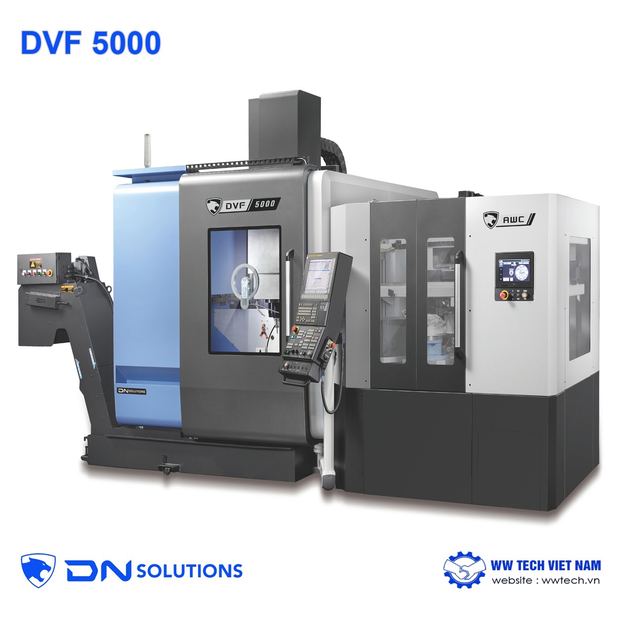 DVF 5000 - Máy phay đứng CNC 5 trục DN Solutions