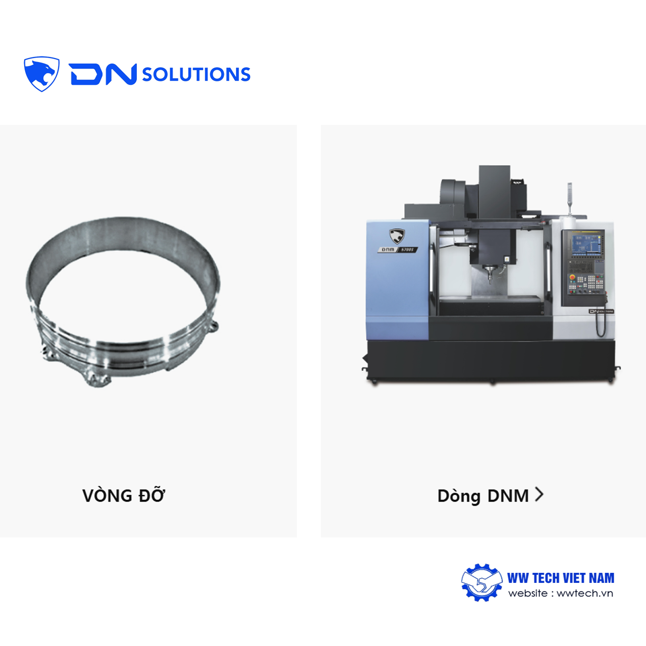 Linh kiện xe điện, máy gia công linh kiện xe điện DN Solutions