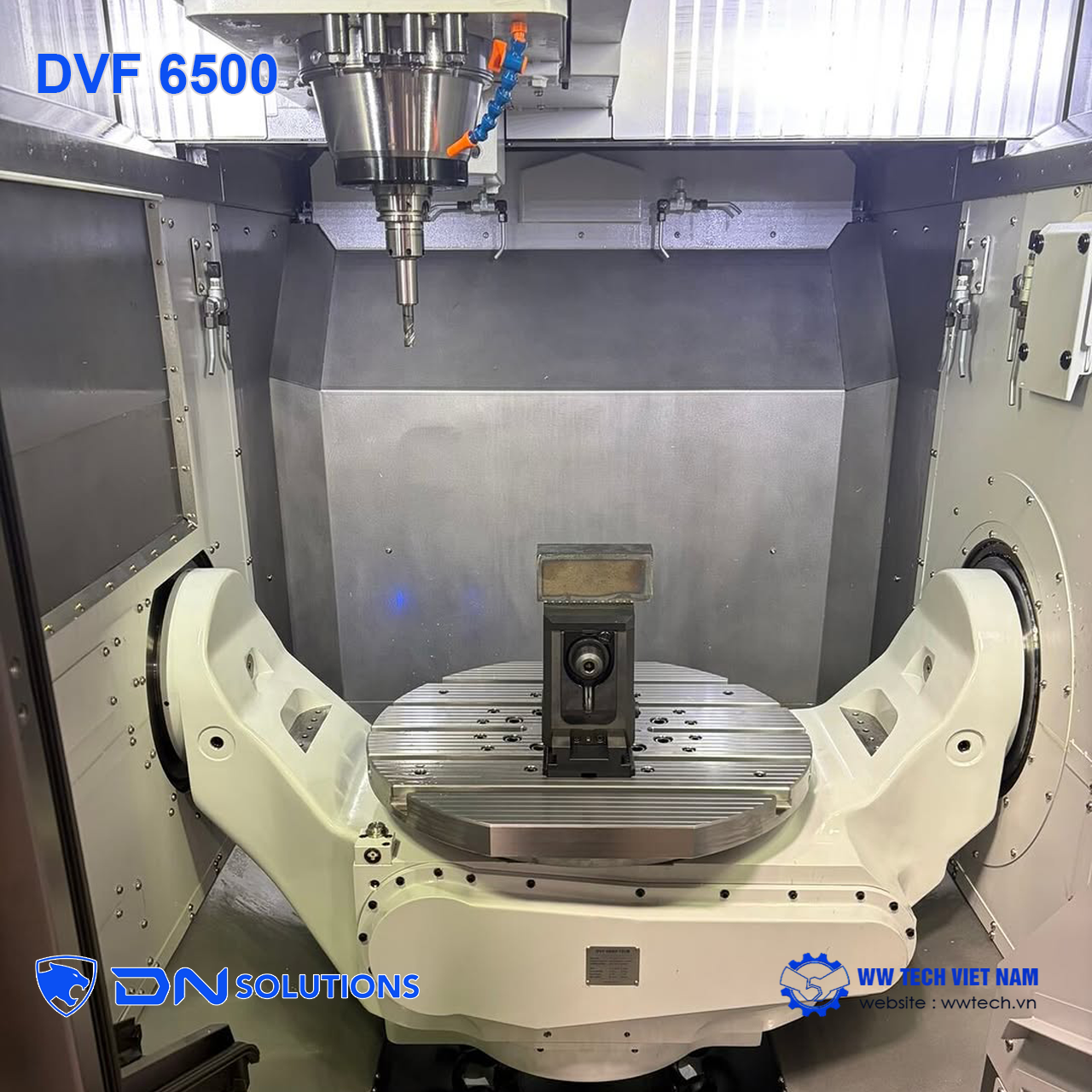 DVF 6500 premium 5-axis vertical machining center