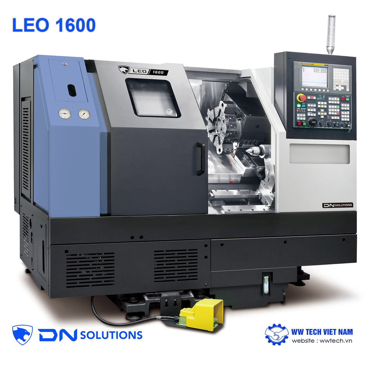 LEO 1600 - 6" Compact Horizontal Turning Center