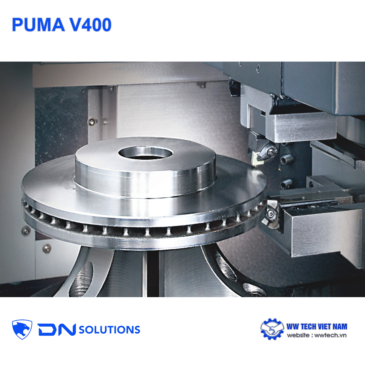 Puma V400 compact, high-performance vertical turning