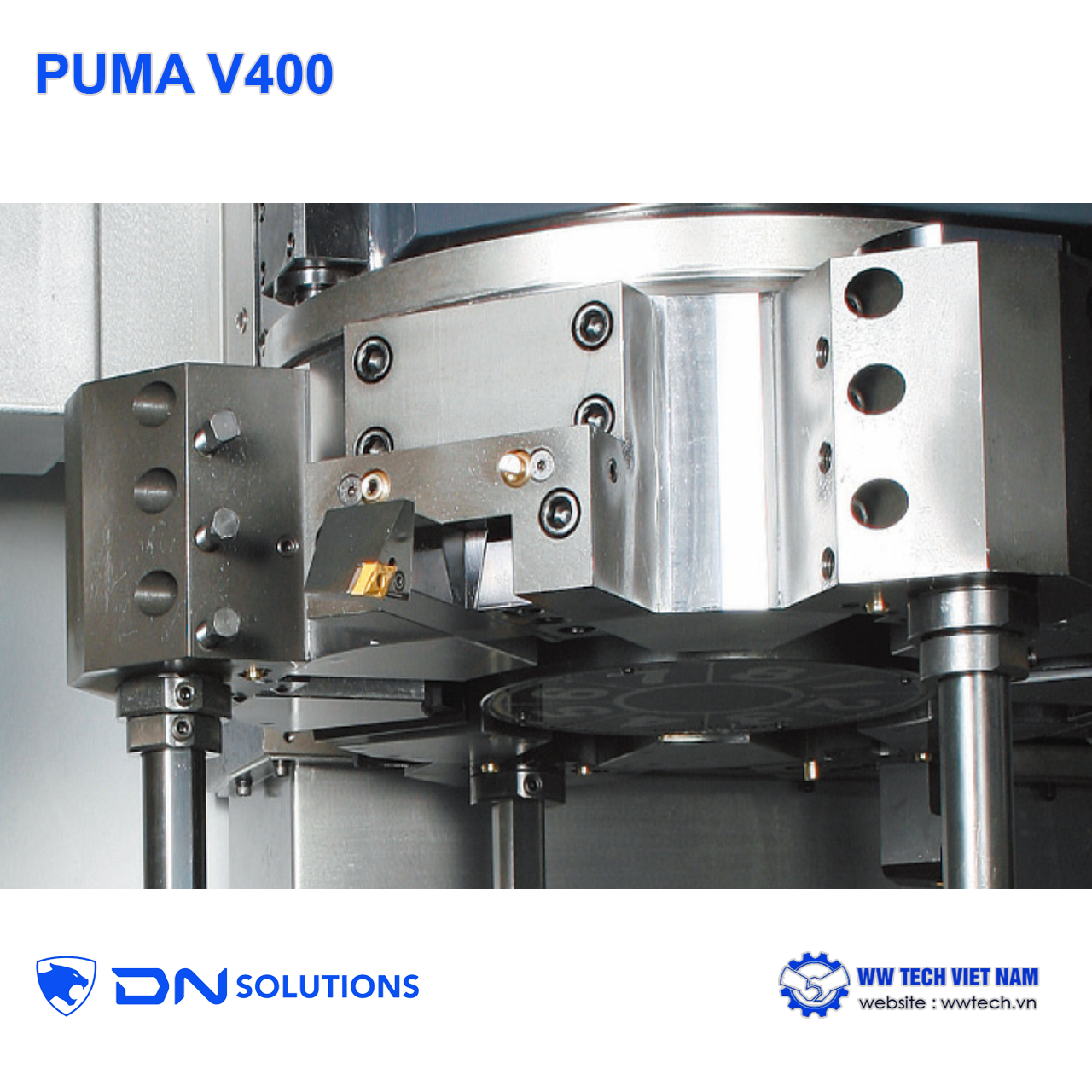 Puma V400 compact, high-performance vertical turning