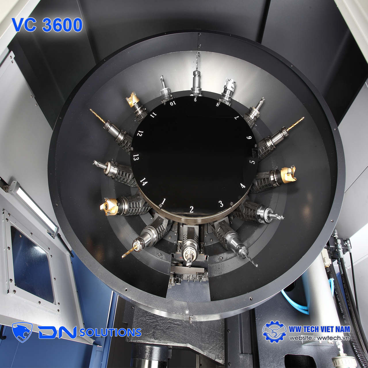 VC 3600 Twin-pallet VMC