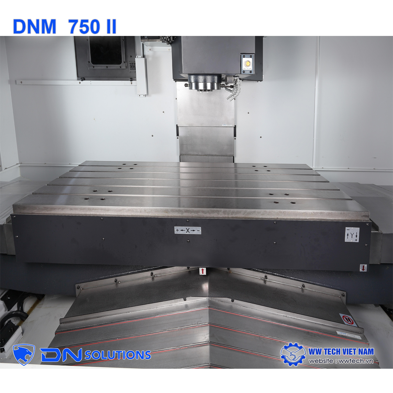 DNM 750 II máy phay đứng tải nặng năng suất cao