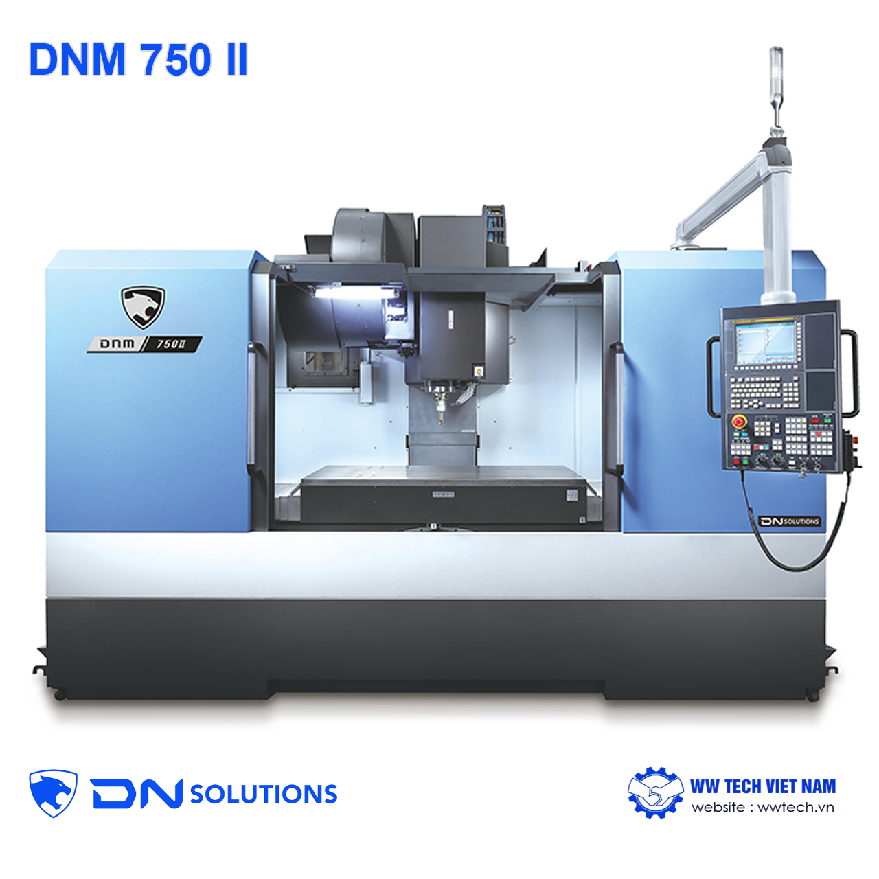 DNM 750 II máy phay đứng tải nặng năng suất cao