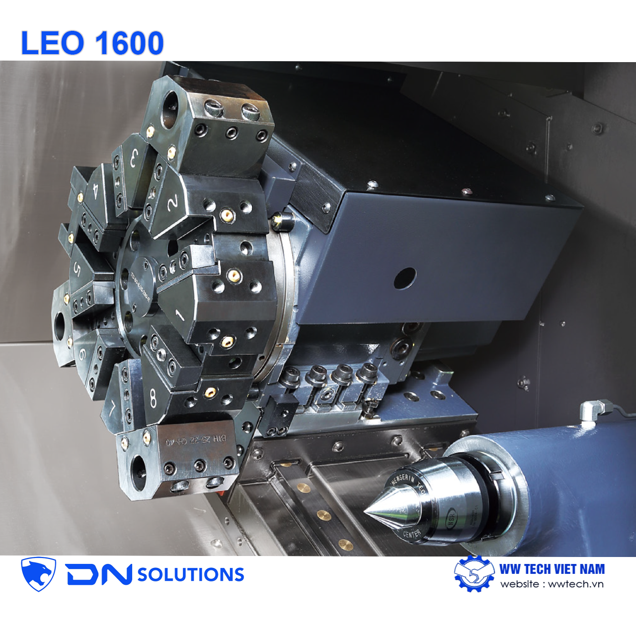 LEO 1600 Máy tiện CNC nhỏ gọn tốc độ cao